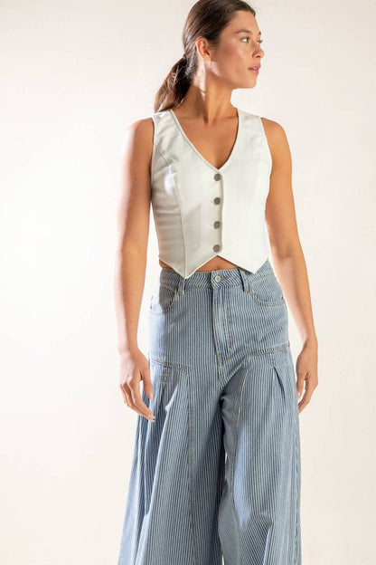 THE LILY'S SECRET DENIM VEST