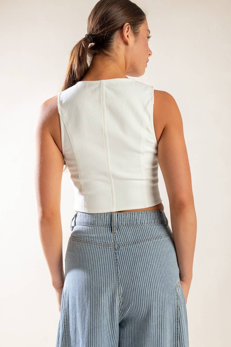 THE LILY'S SECRET DENIM VEST Flying Tomato