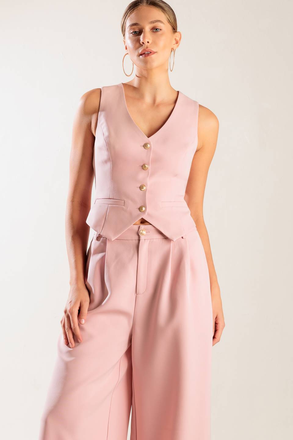 IN MY OWN WORLD WOVEN VEST Flying Tomato