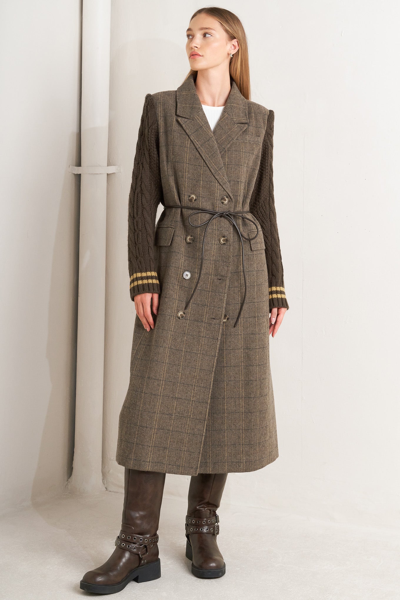 FIELDLINE HERITAGE WOVEN MIDI COAT Flying Tomato