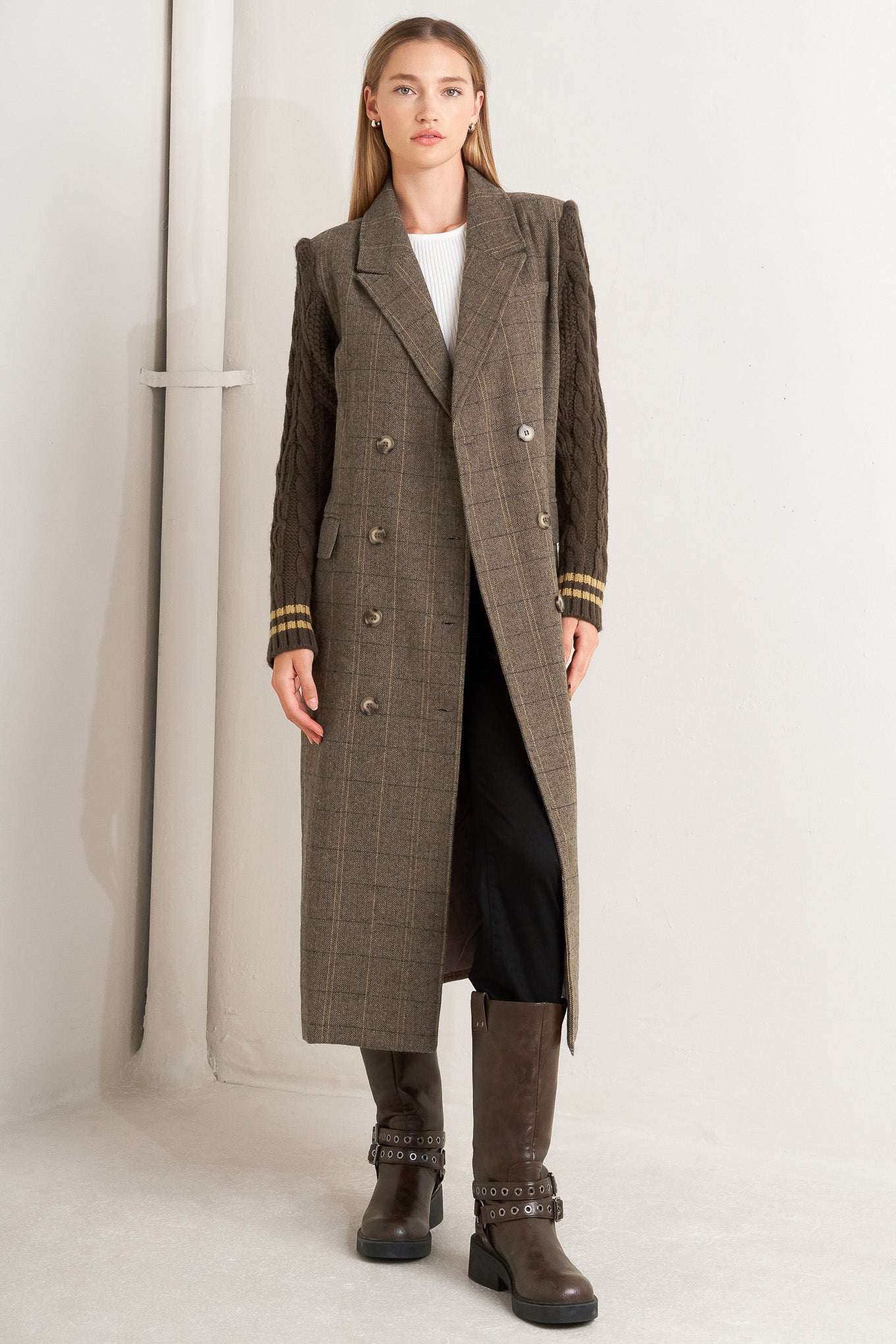 FIELDLINE HERITAGE WOVEN MIDI COAT Flying Tomato