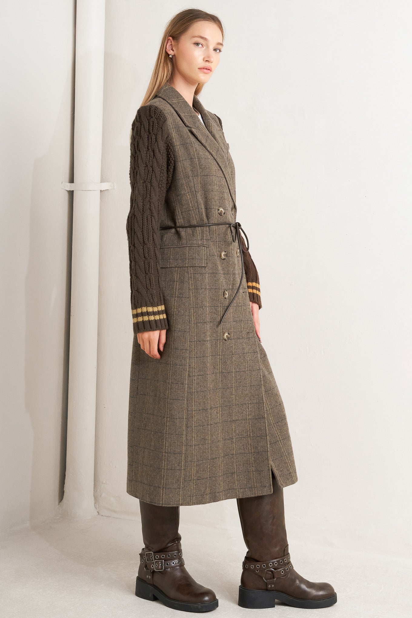 FIELDLINE HERITAGE WOVEN MIDI COAT Flying Tomato