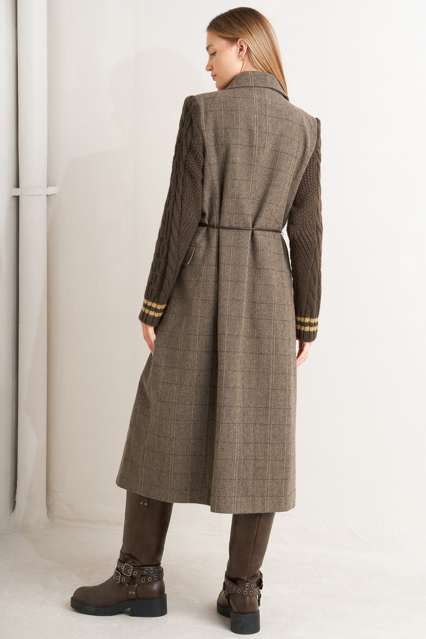 FIELDLINE HERITAGE WOVEN MIDI COAT Flying Tomato