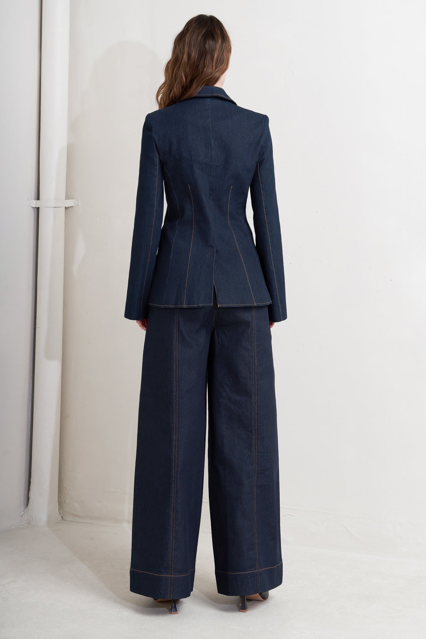 URBAN PANEL DENIM BLAZER Flying Tomato