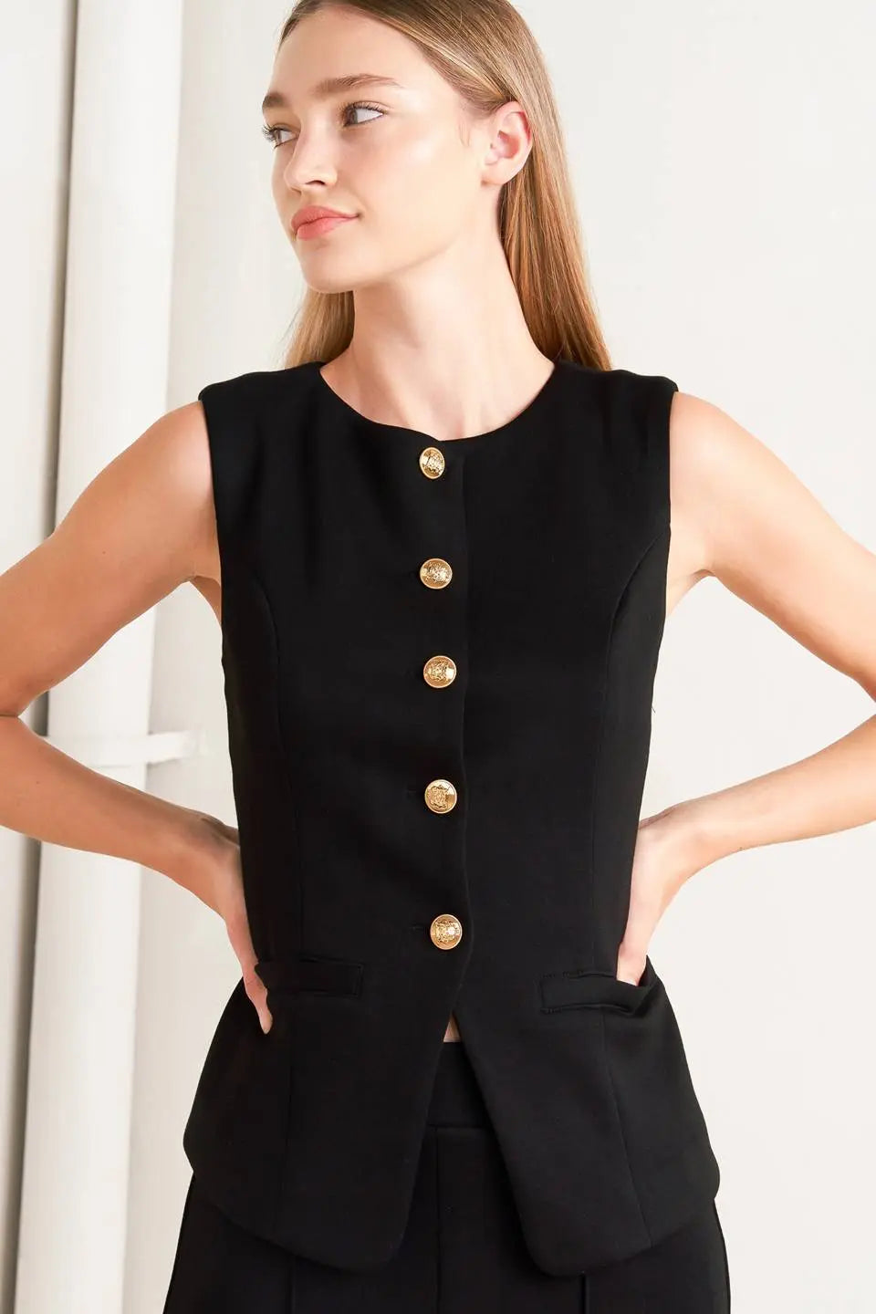 GLOSSY GLAM WOVEN VEST Flying Tomato