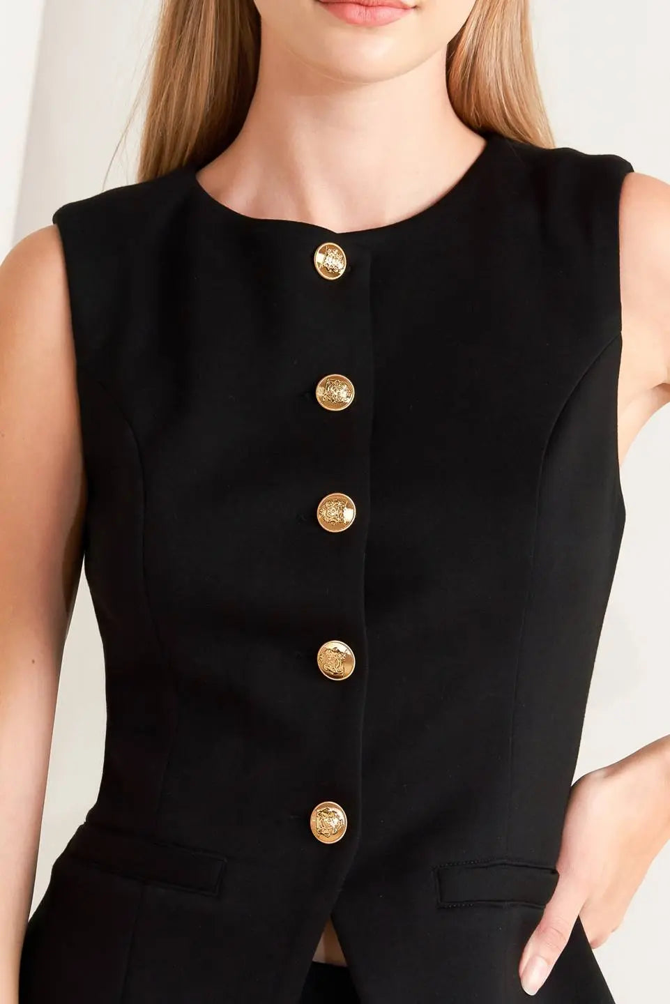 GLOSSY GLAM WOVEN VEST Flying Tomato