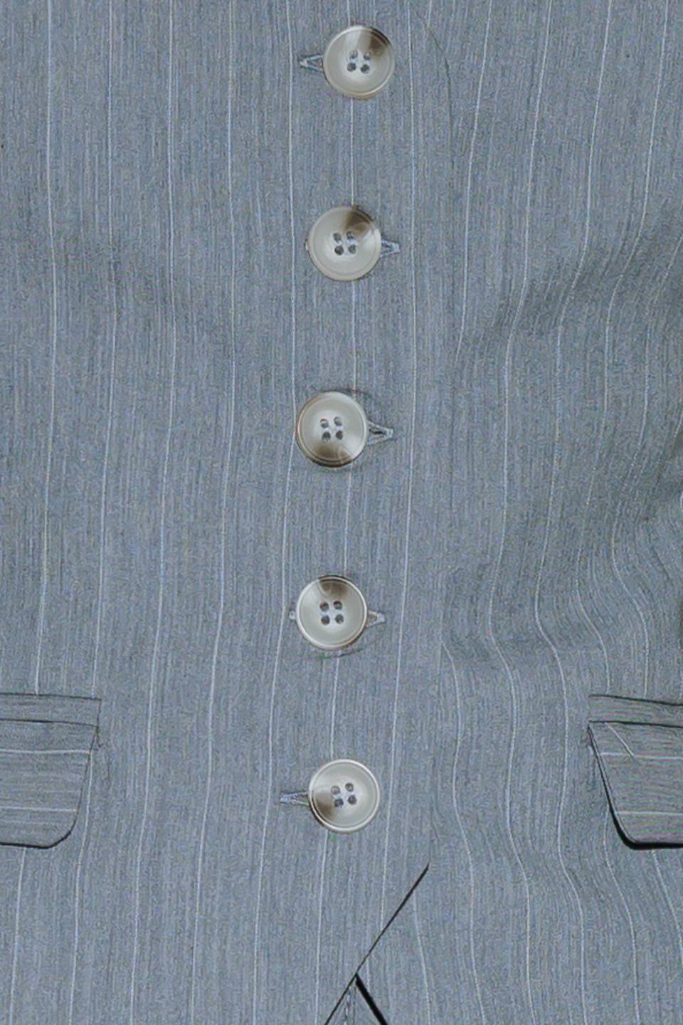 SMILE BRIGHT IN GREY WOVEN VEST Flying Tomato