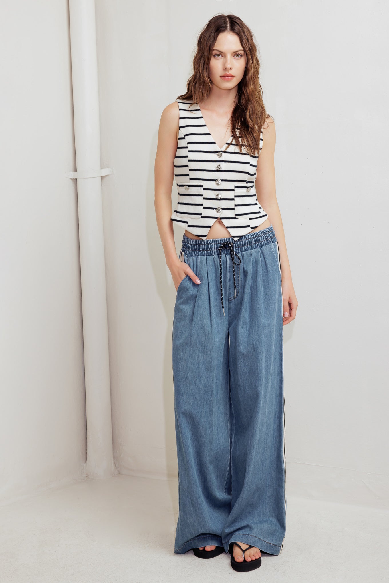 MARINE CHIC WOVEN VEST Flying Tomato