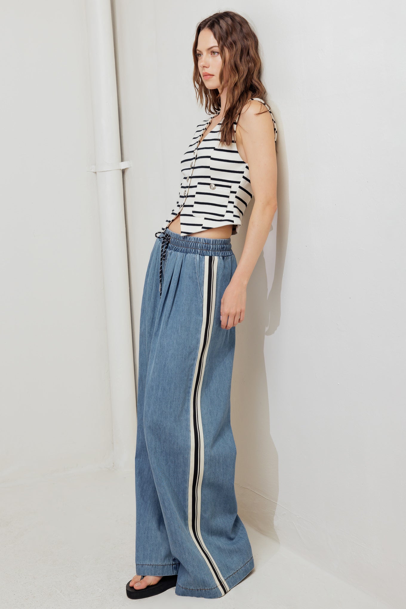 MARINE CHIC WOVEN VEST Flying Tomato