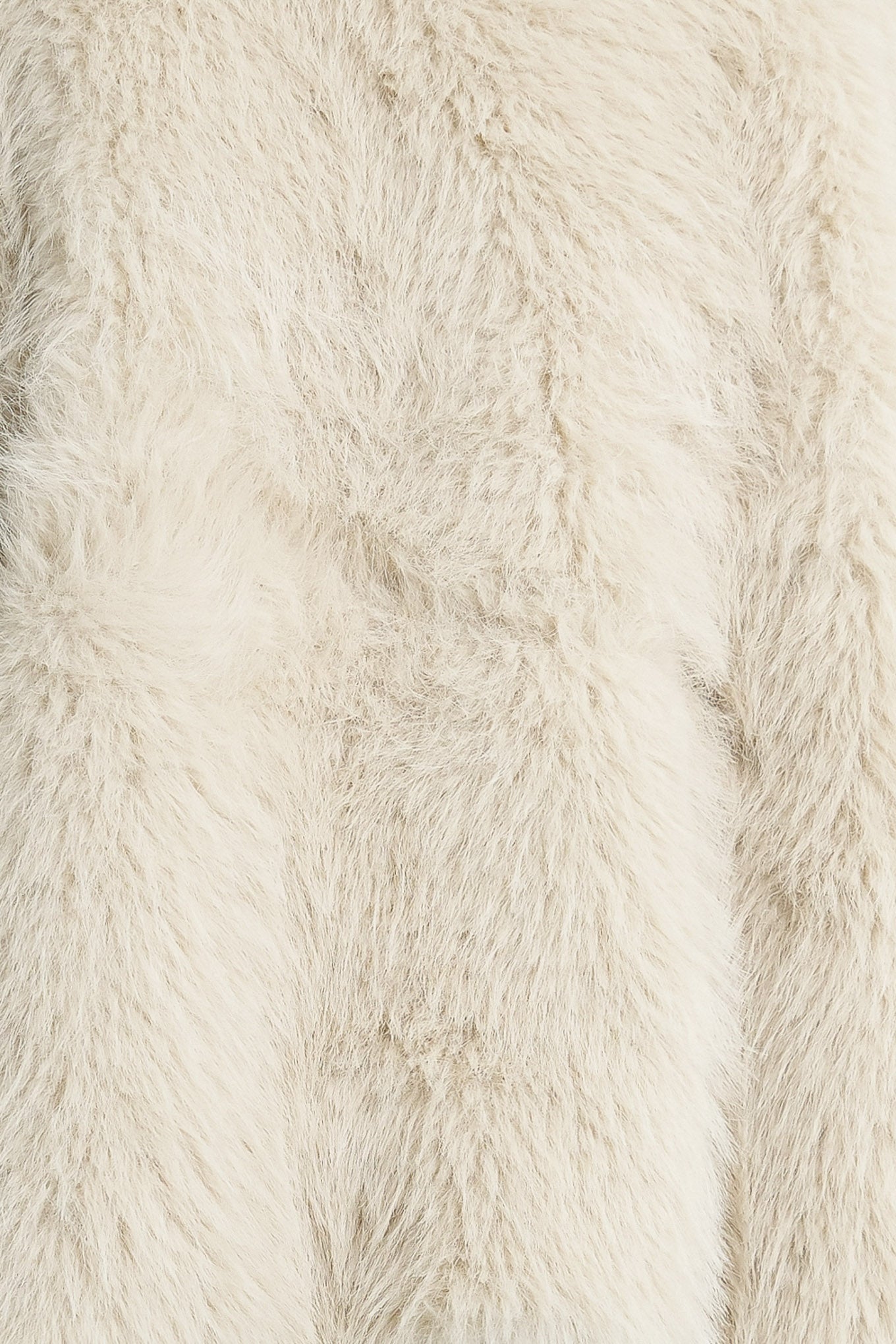 LONDON FLARE CREAM FAUX FUR CROP JACKET Flying Tomato