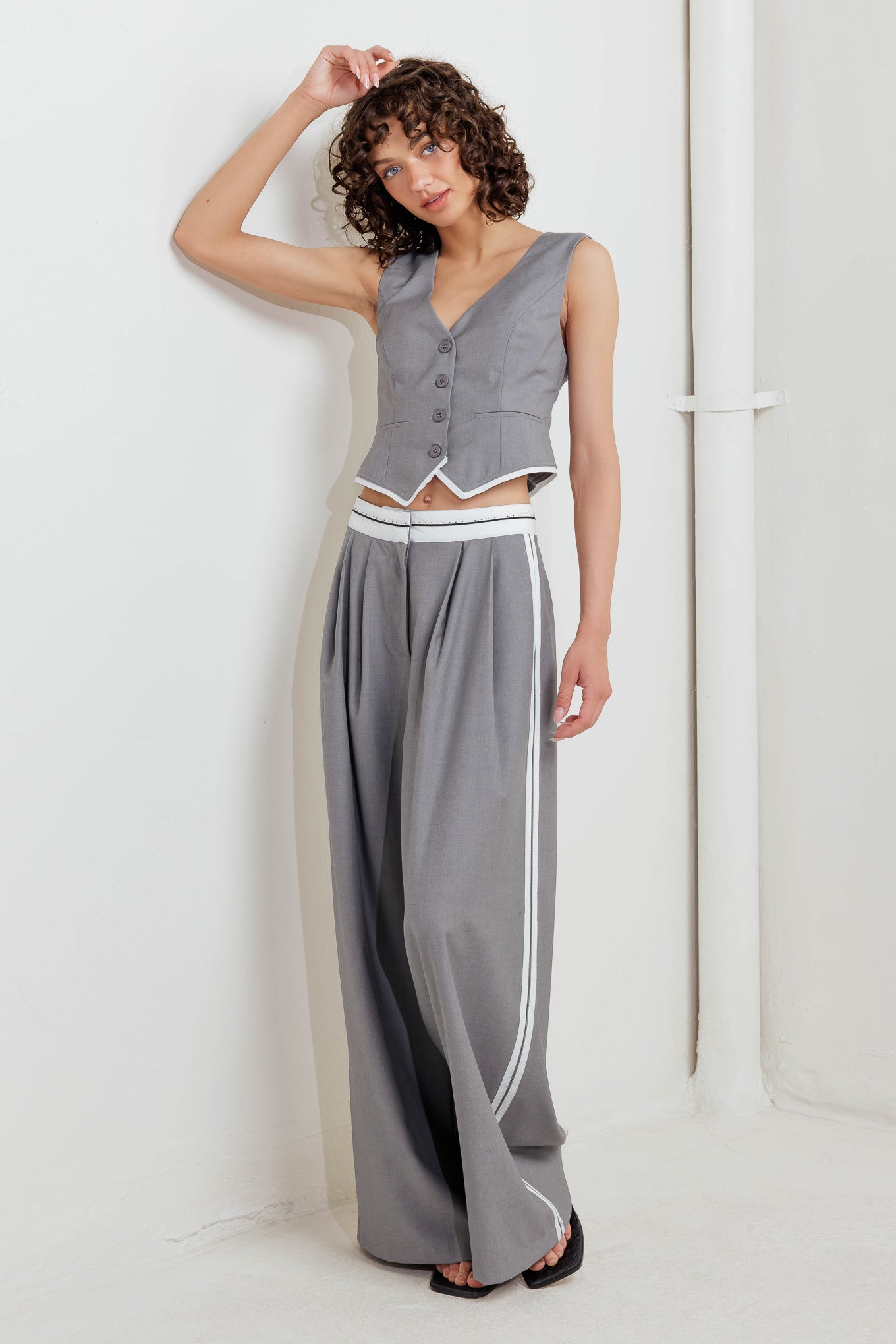 POWER LINES WOVEN VEST Flying Tomato