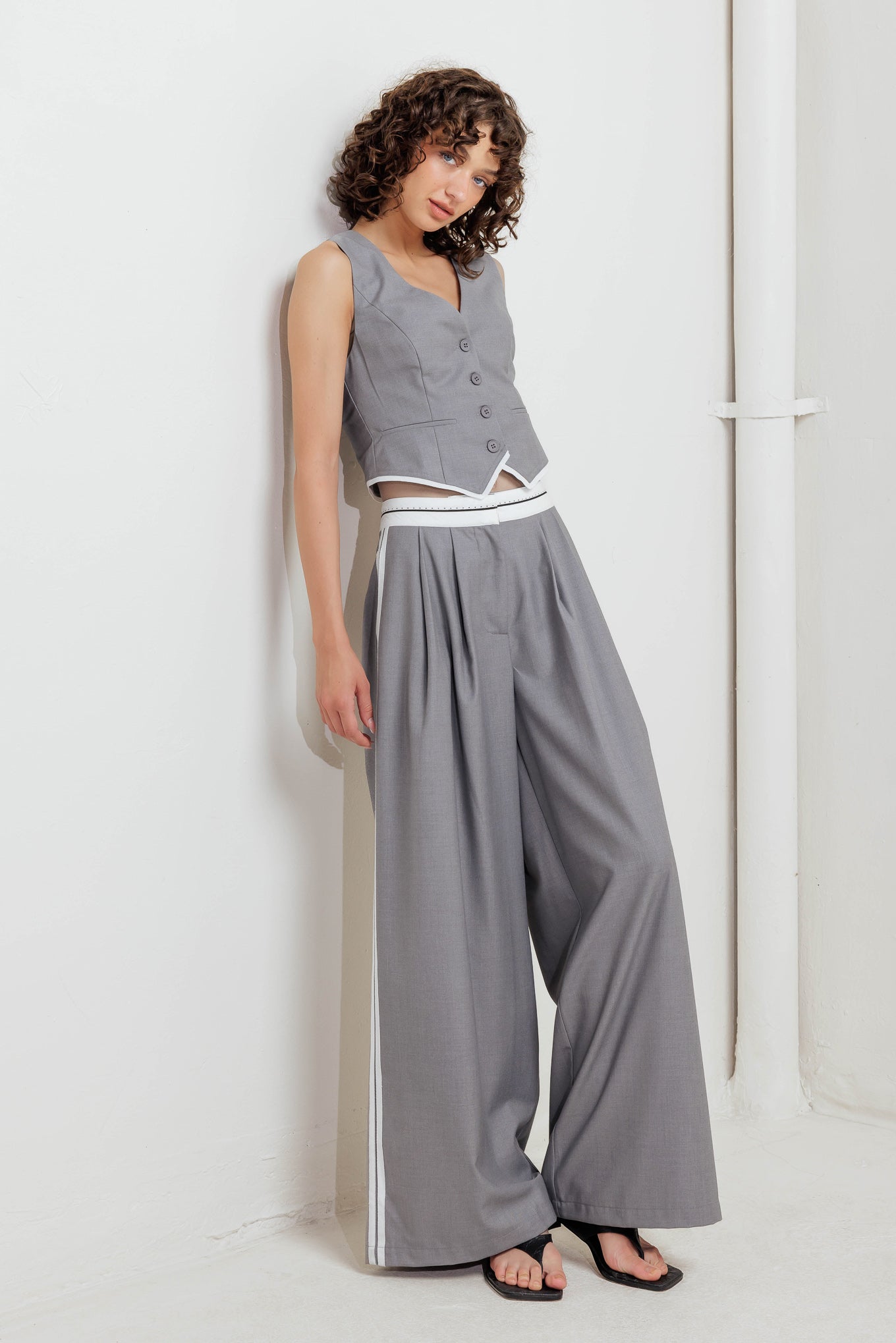 POWER LINES WOVEN VEST Flying Tomato