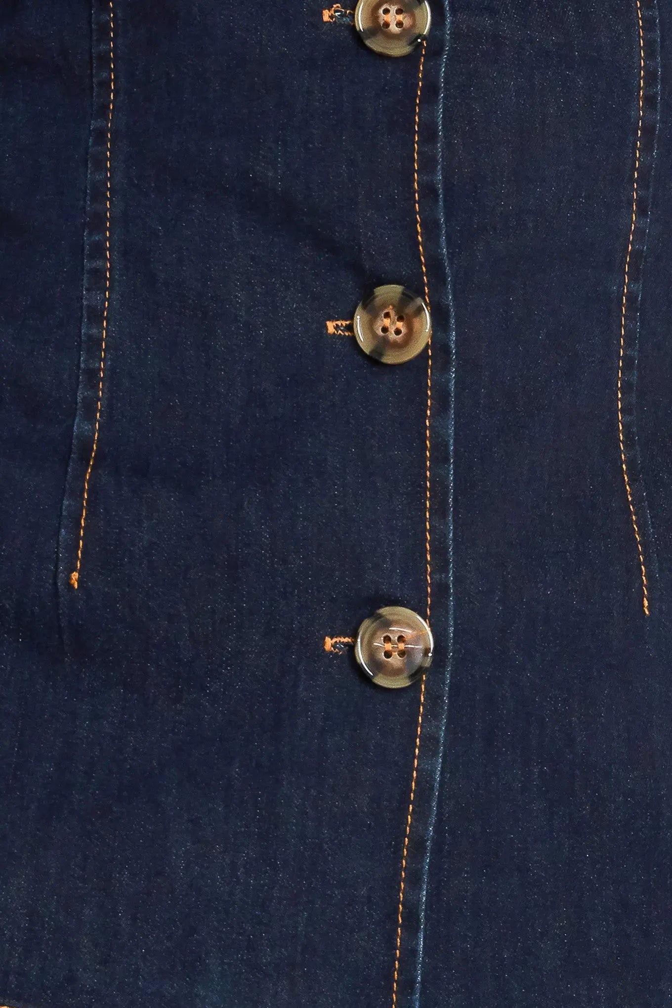 Euro City Denim Vest Front Closure Pockets Casual Wear Flying Tomato