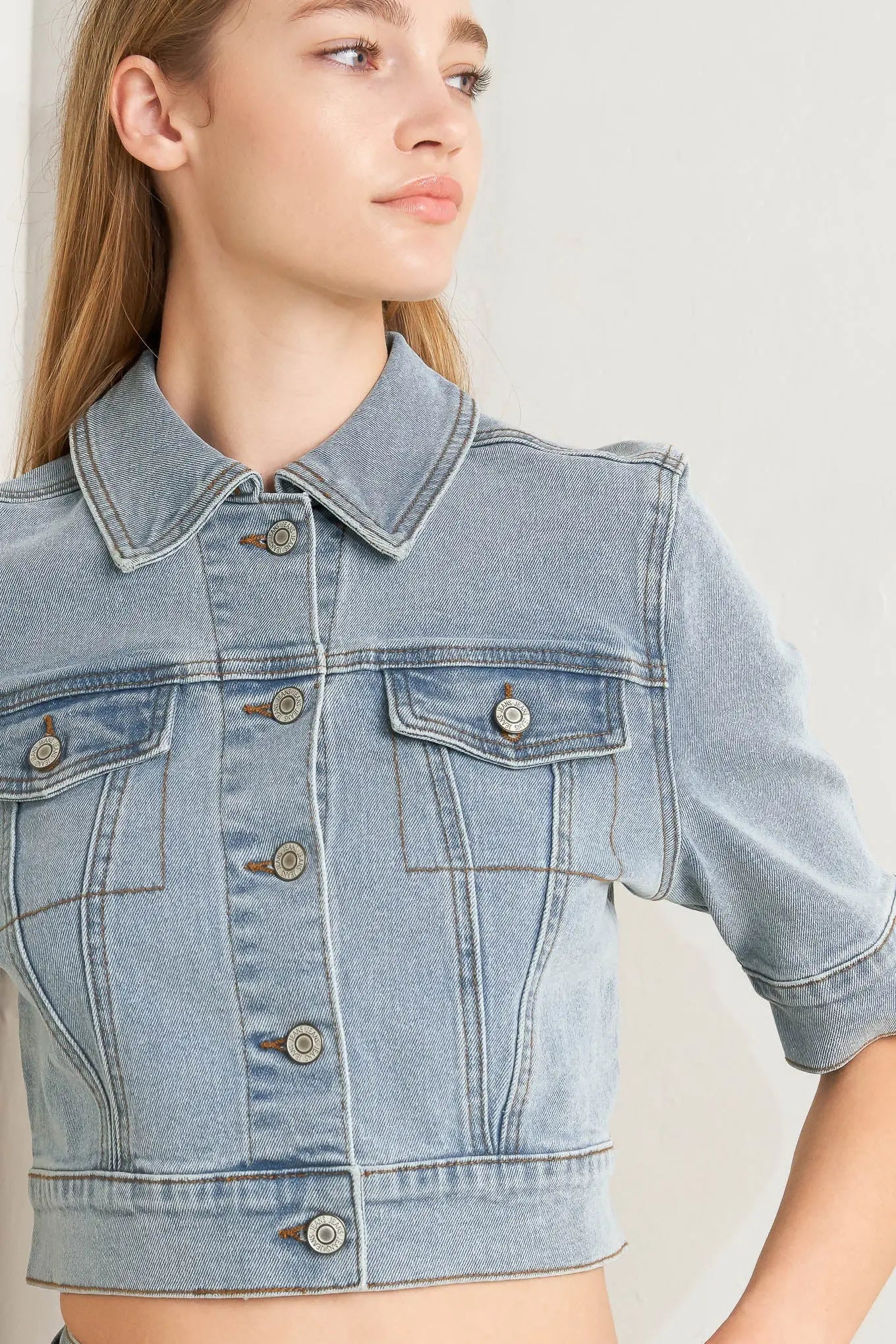 MODERN NEUTRAL DENIM JACKET Flying Tomato