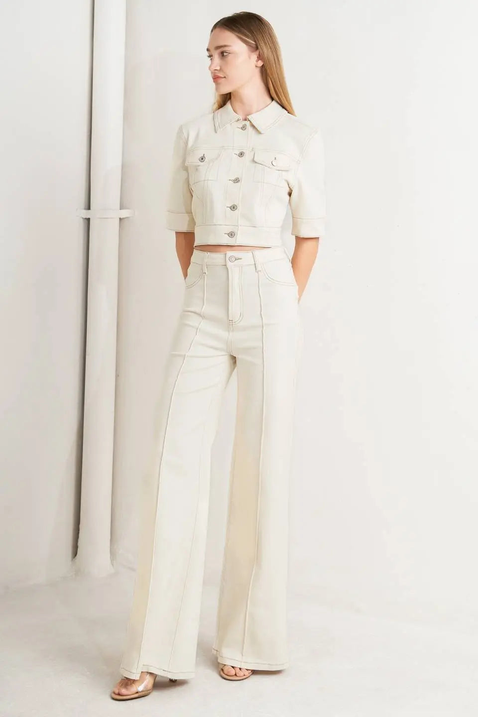 MODERN NEUTRAL TWILL JACKET Flying Tomato