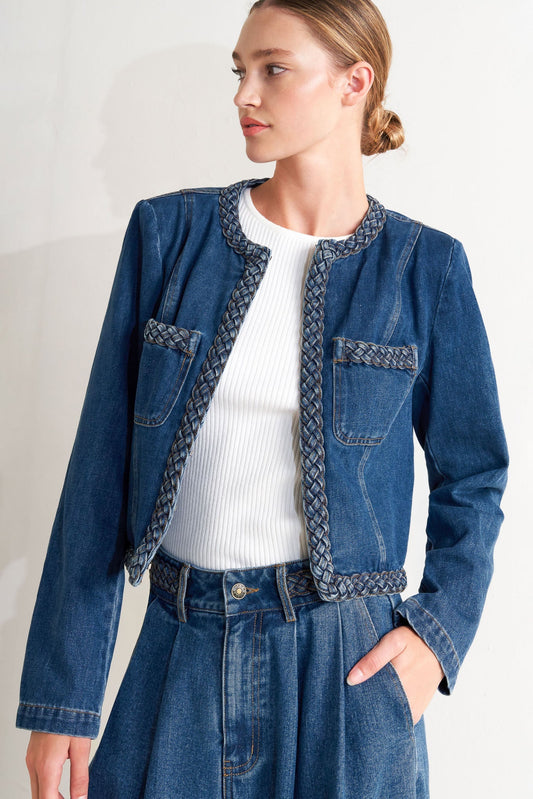 HERITAGE TWIST DENIM JACKET Flying Tomato