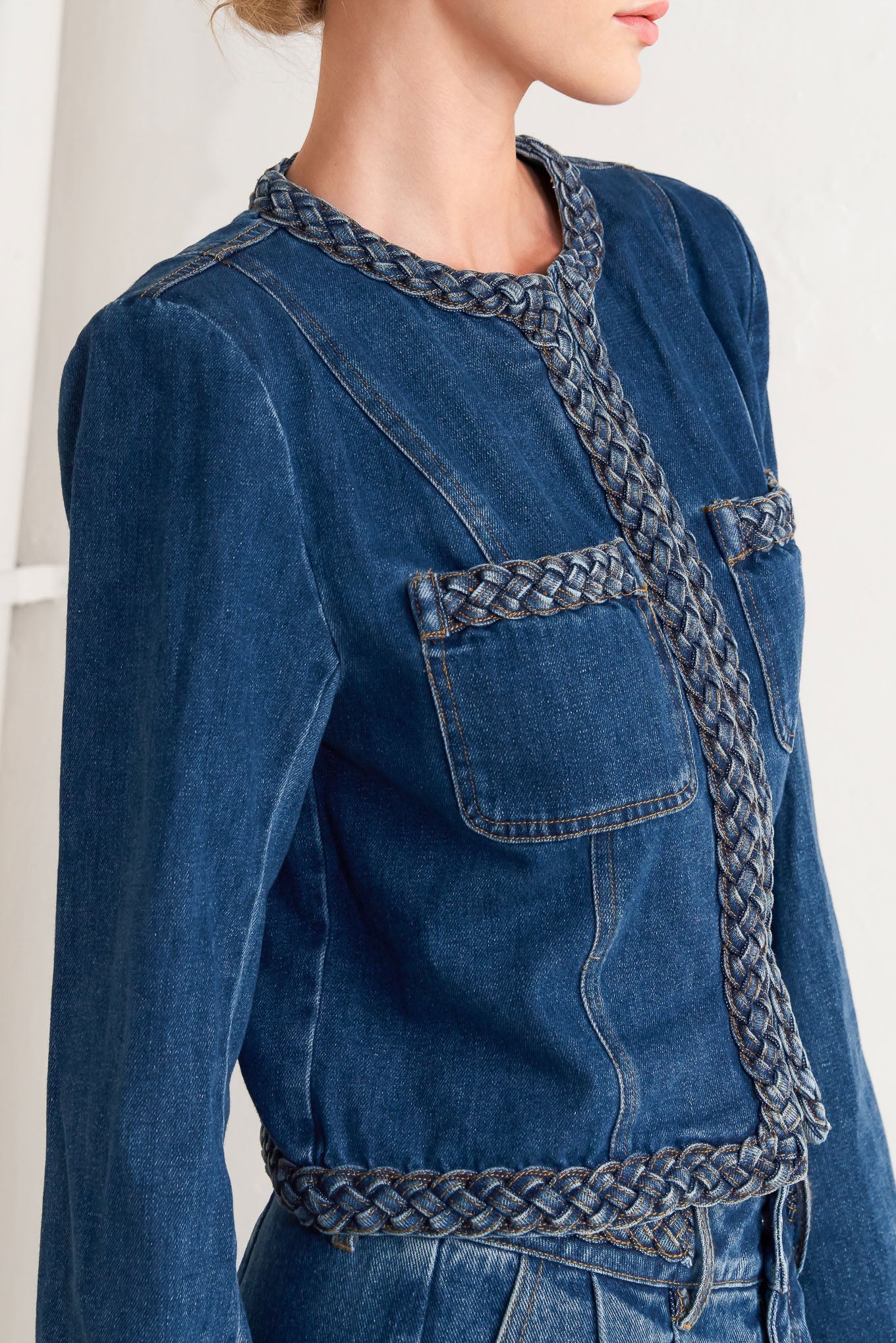 HERITAGE TWIST DENIM JACKET Flying Tomato