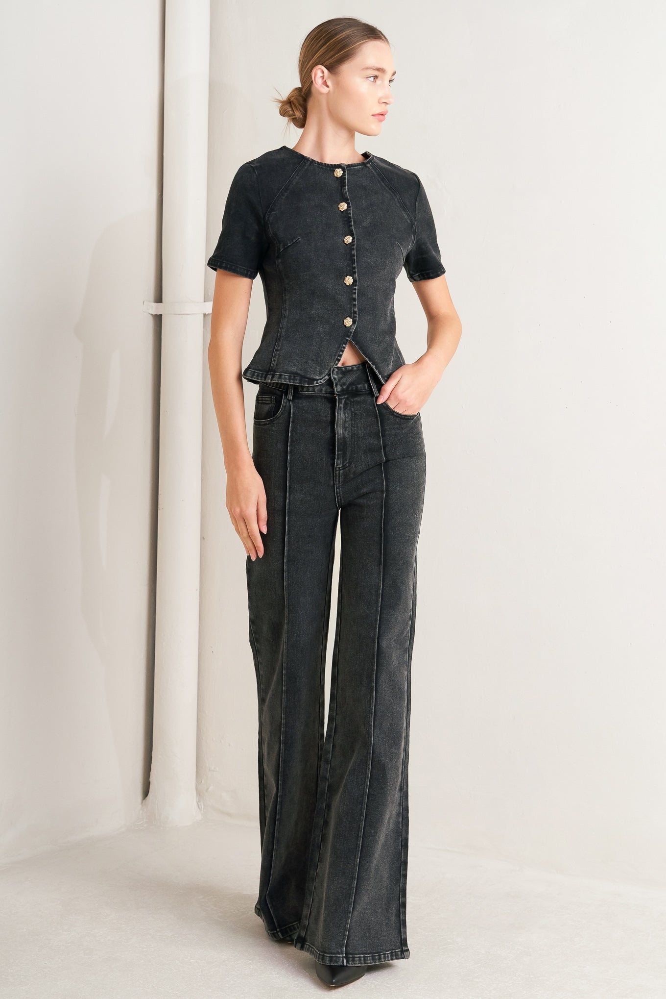 ELEGANT EVERYDAY LOOK DENIM JACKET Flying Tomato