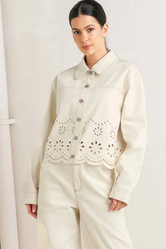 SUNDAY LEAF TWILL JACKET Flying Tomato