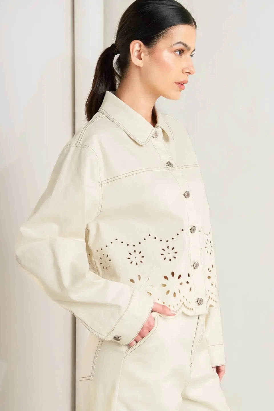 SUNDAY LEAF TWILL JACKET Flying Tomato