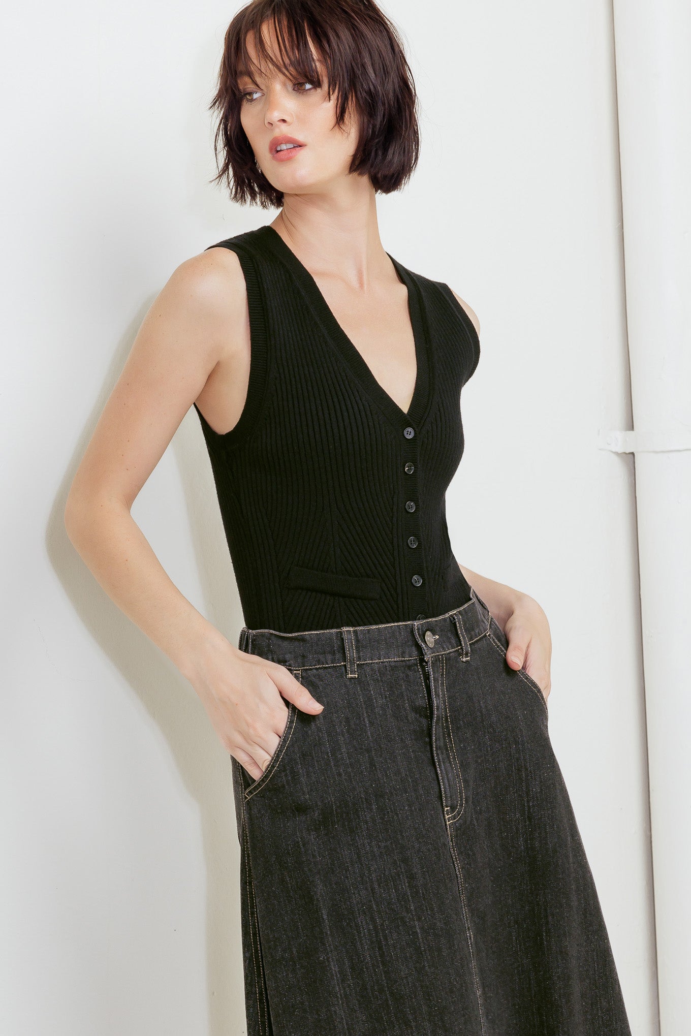 TRADING SECRETS DENIM SKIRT Flying Tomato