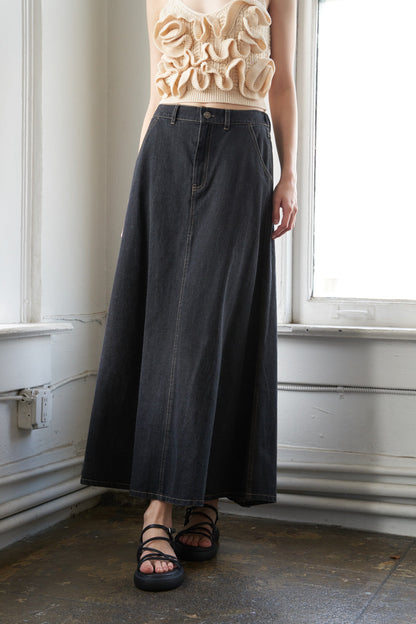 TRADING SECRETS DENIM SKIRT