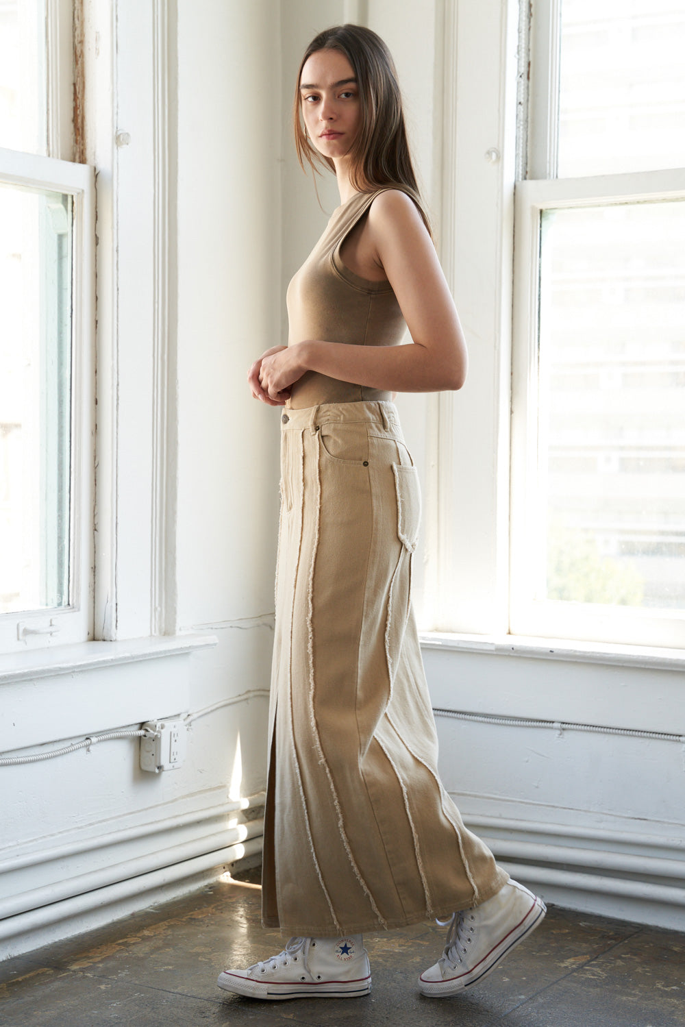 BETWEEN THE PAGES WOVEN SKIRT Flying Tomato