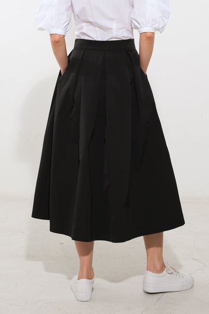 LOVE OF MINE WOVEN MIDI SKIRT