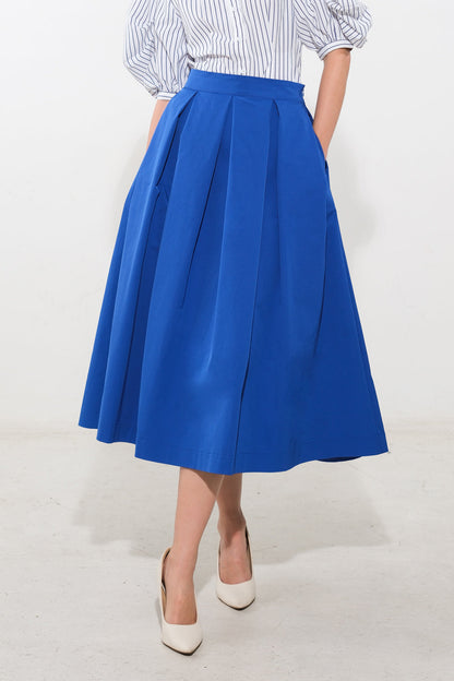 LOVE OF MINE WOVEN MIDI SKIRT