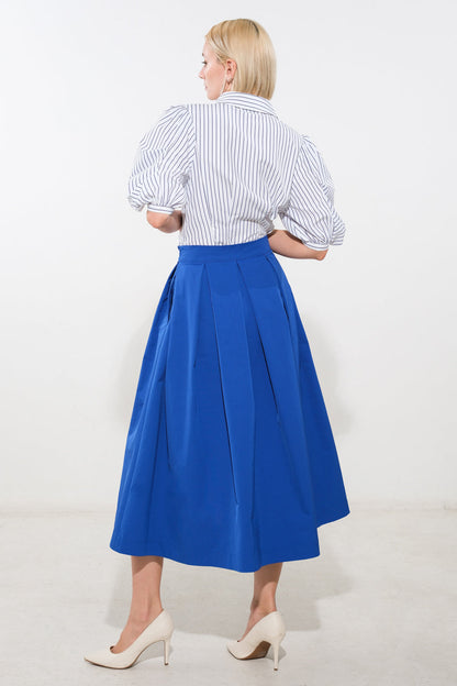 LOVE OF MINE WOVEN MIDI SKIRT