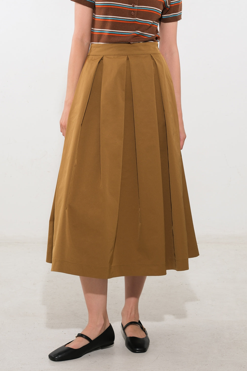 LOVE OF MINE WOVEN MIDI SKIRT