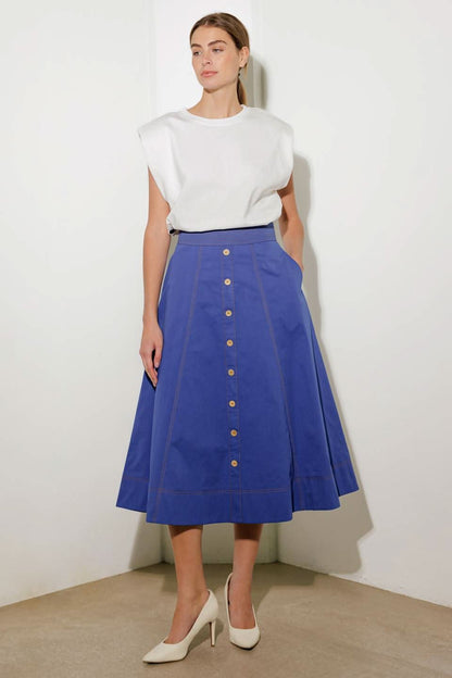 ENCHANTED ELEGANCE MIDI SKIRT