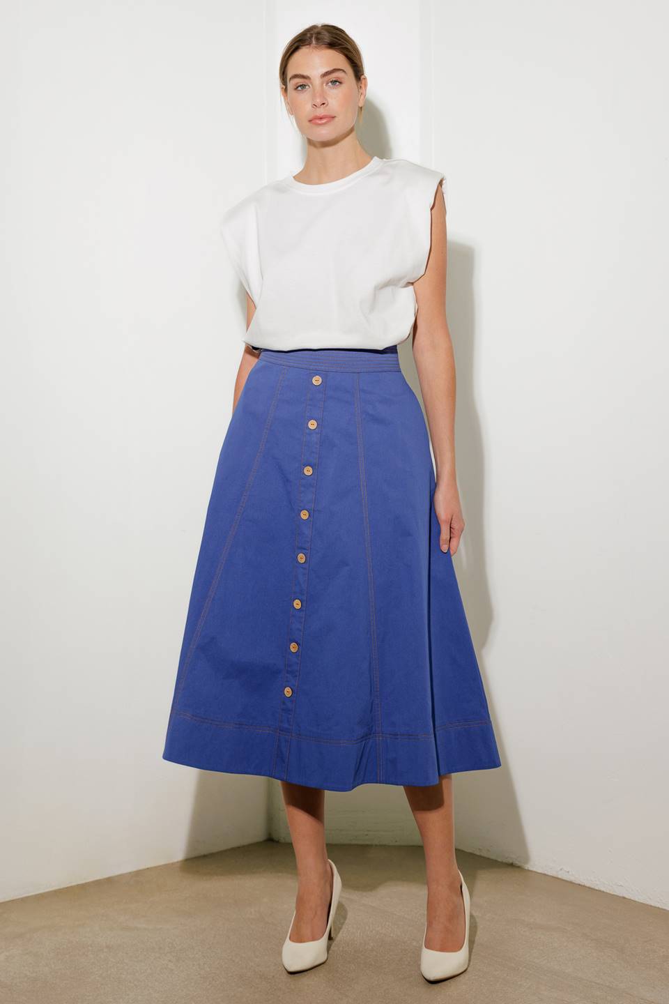 ENCHANTED ELEGANCE MIDI SKIRT Flying Tomato