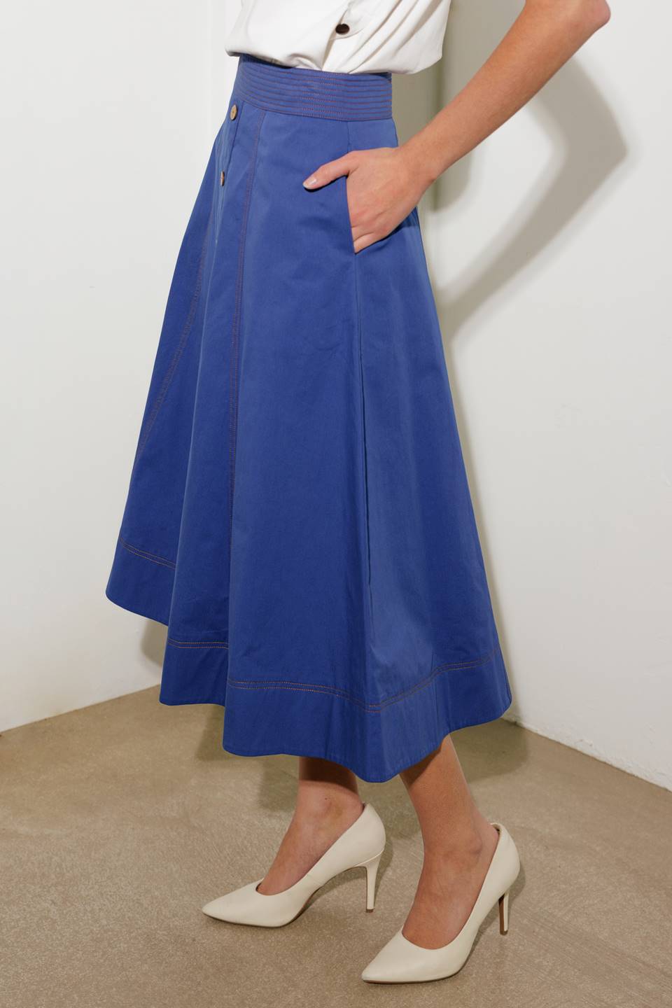 ENCHANTED ELEGANCE MIDI SKIRT Flying Tomato