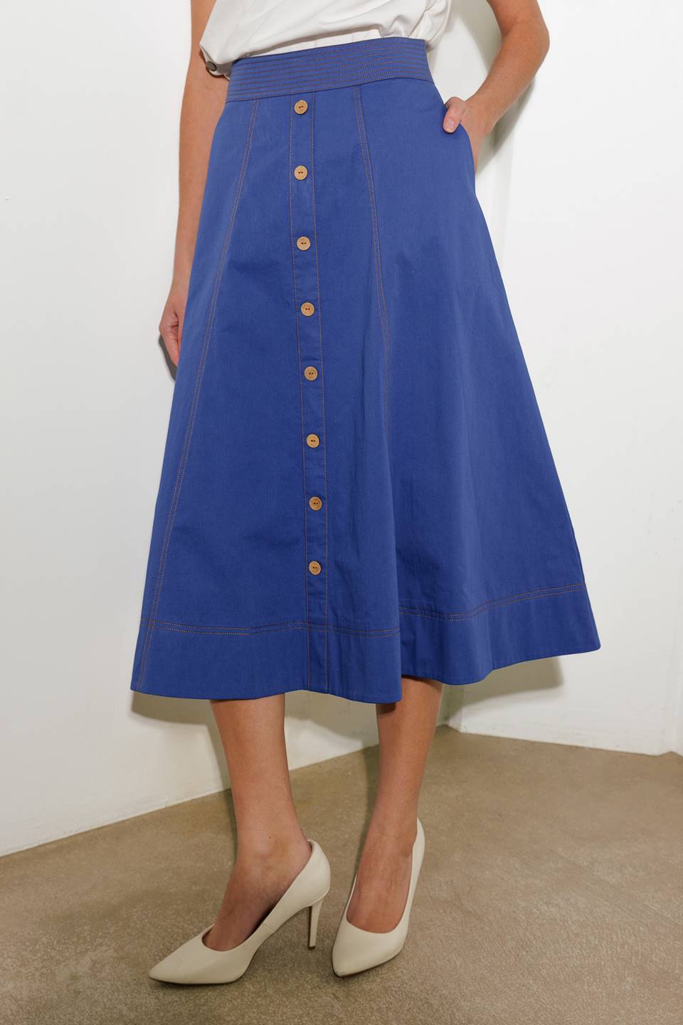 ENCHANTED ELEGANCE MIDI SKIRT Flying Tomato