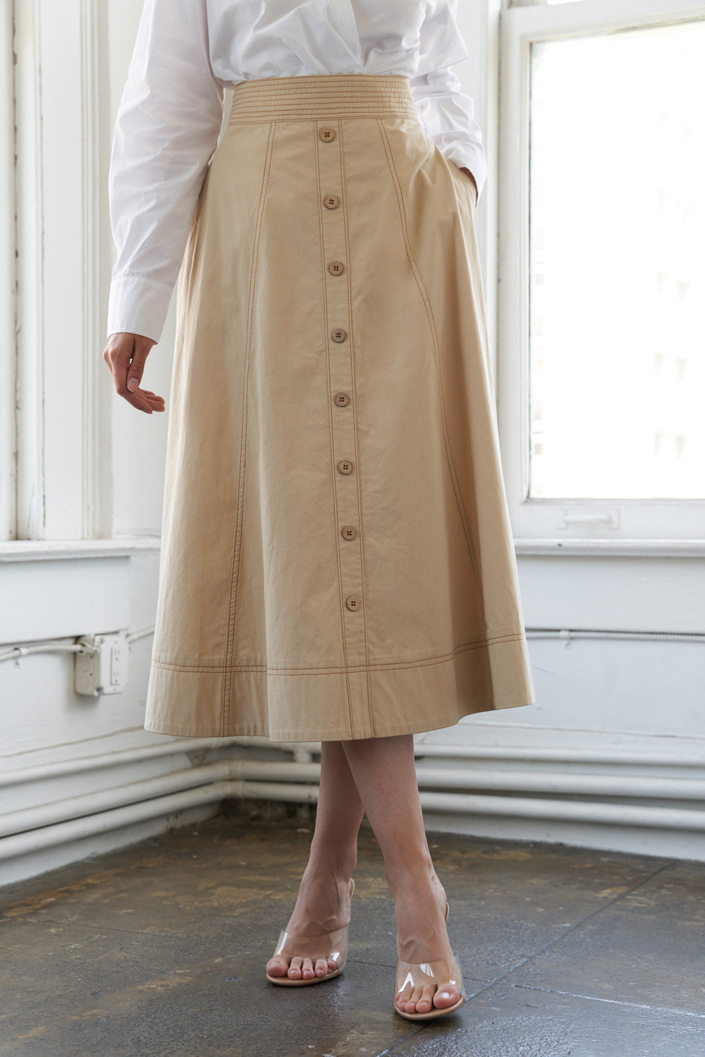 ENCHANTED ELEGANCE MIDI SKIRT Flying Tomato