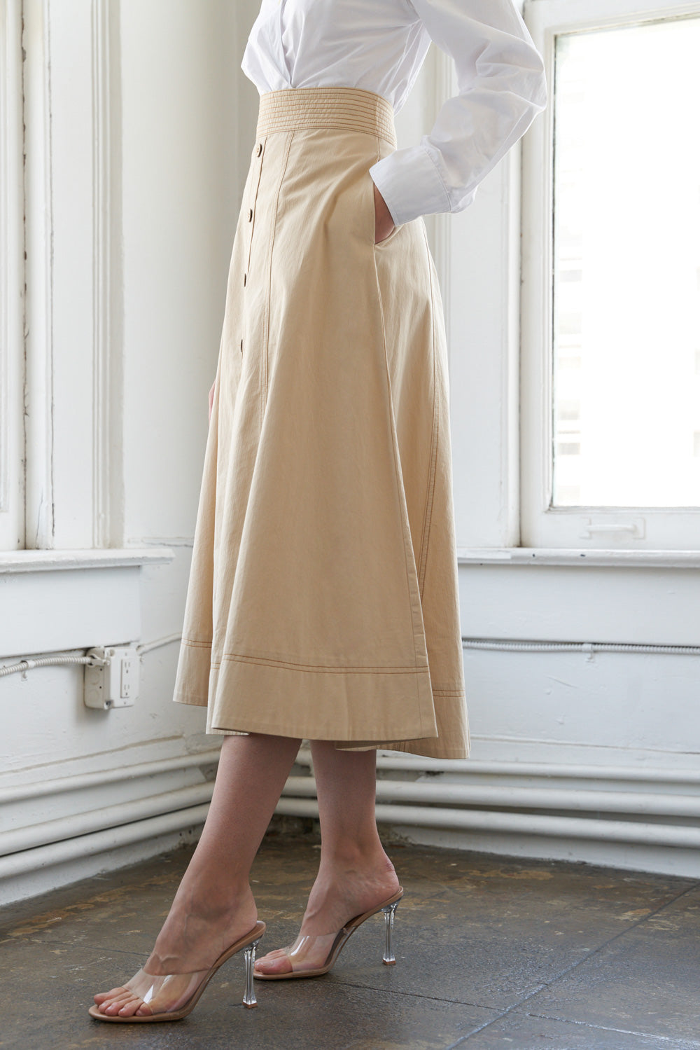 ENCHANTED ELEGANCE MIDI SKIRT Flying Tomato