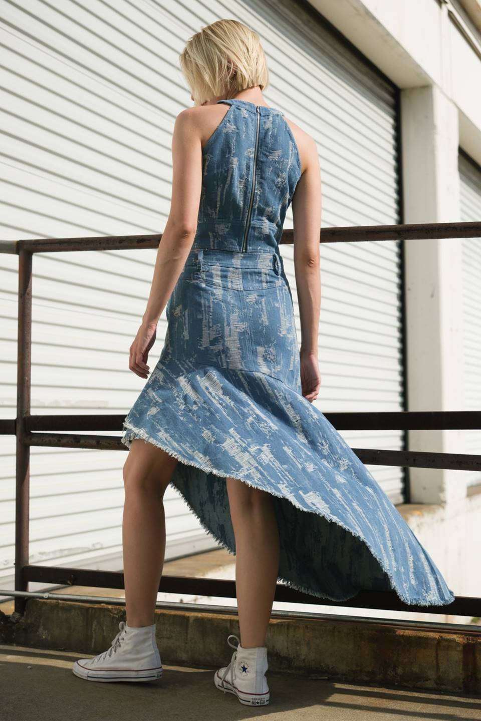 BREEZY ADORATION DENIM SKIRT Flying Tomato