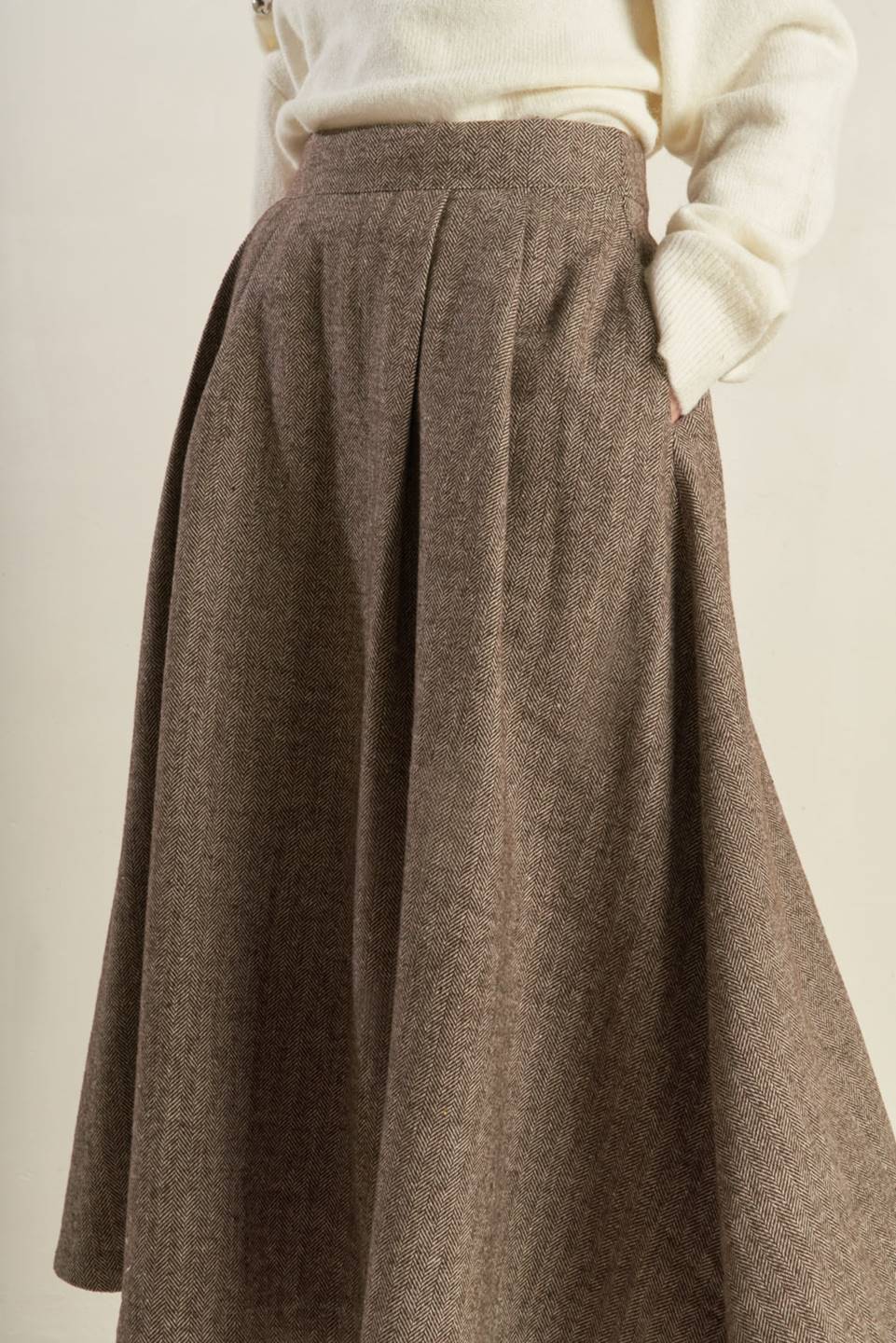 OVER YOU AGAIN WOVEN FULL SKIRT Flying Tomato