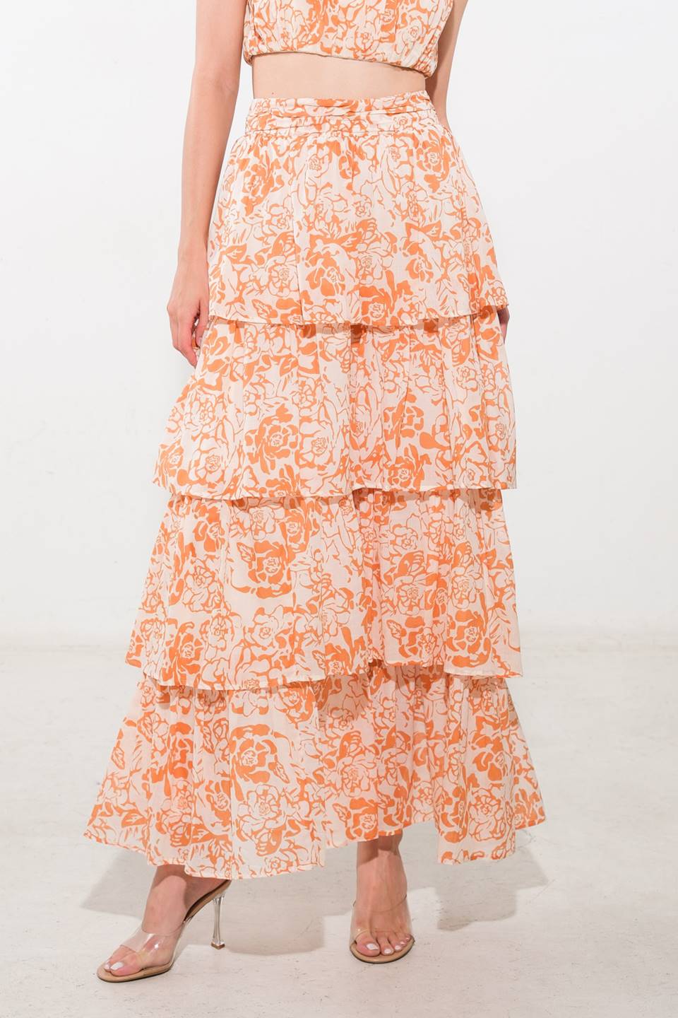 THERE IN MY MIND WOVEN MAXI SKIRT Flying Tomato