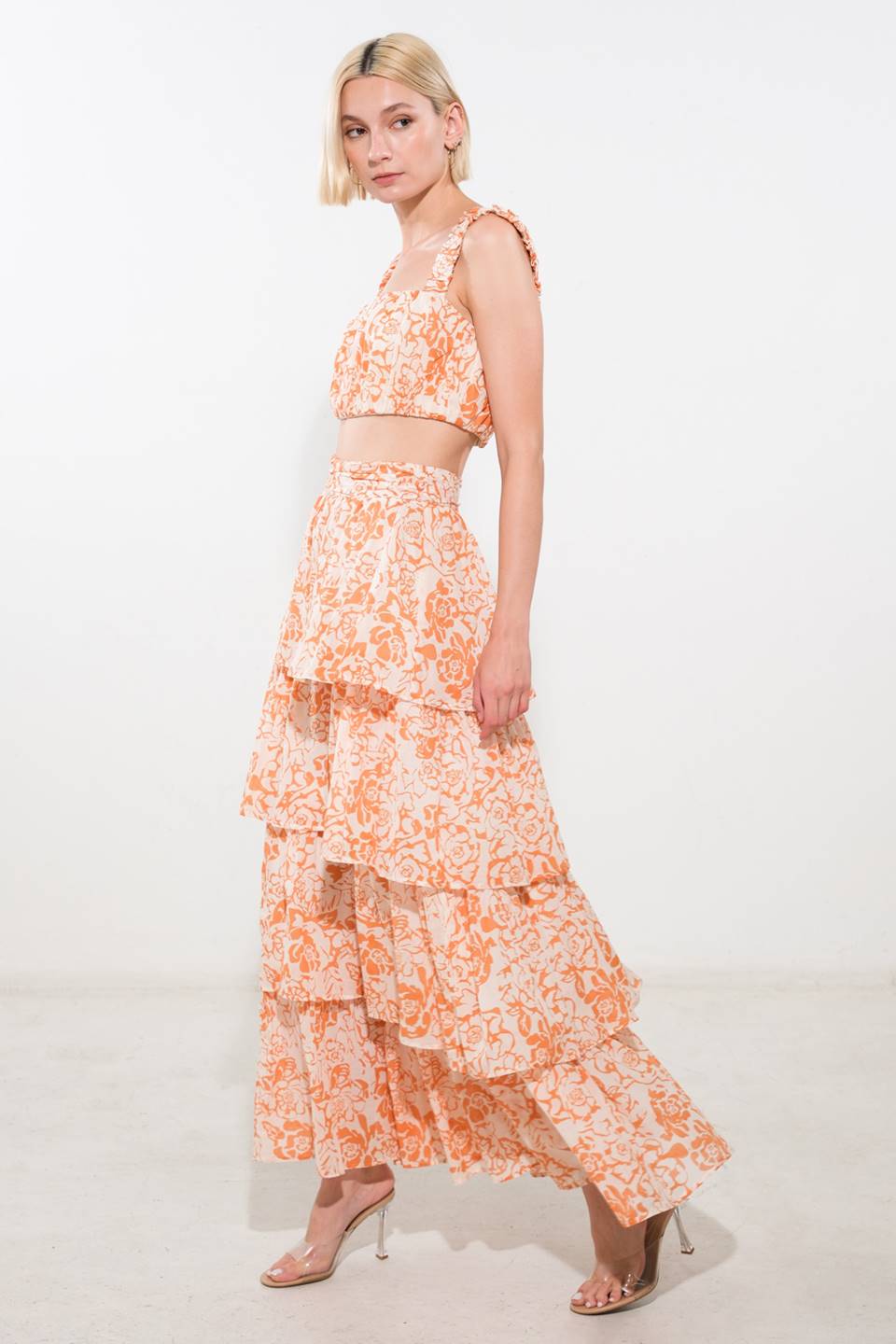 THERE IN MY MIND WOVEN MAXI SKIRT Flying Tomato