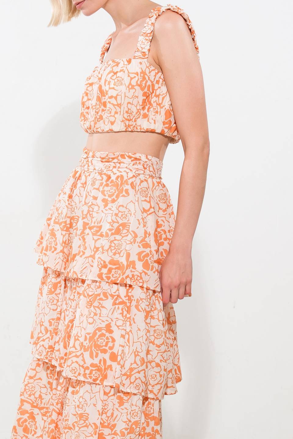 THERE IN MY MIND WOVEN MAXI SKIRT Flying Tomato