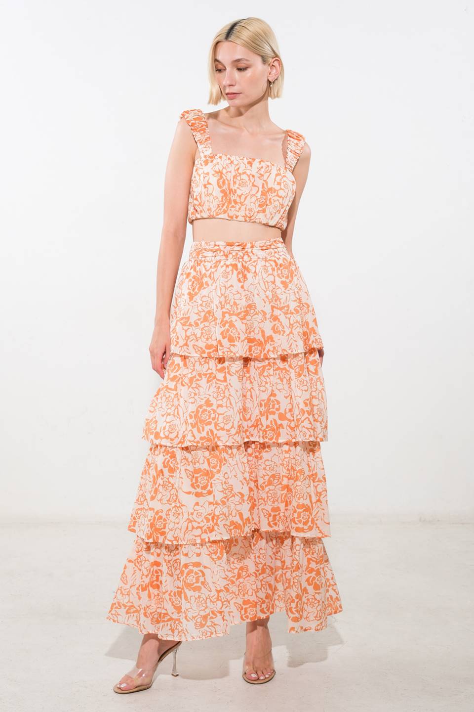 THERE IN MY MIND WOVEN MAXI SKIRT Flying Tomato