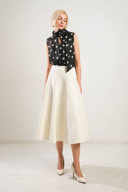 DELICATE TOUCH  WOVEN SKIRT