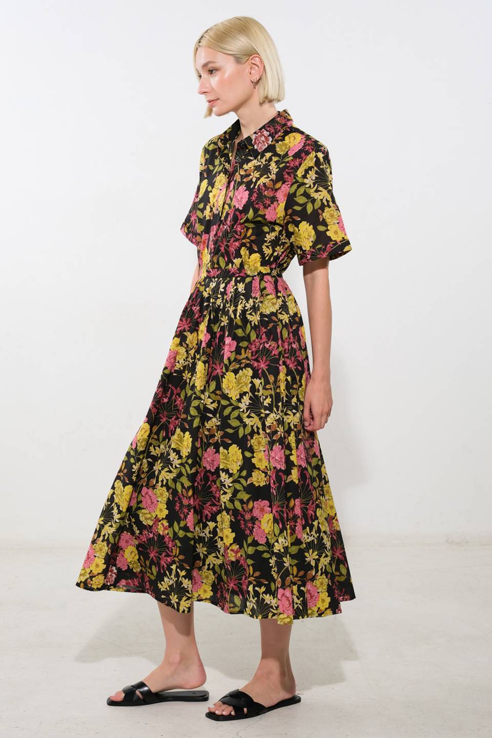 LOVE YOU MORE WOVEN MIDI SKIRT Flying Tomato