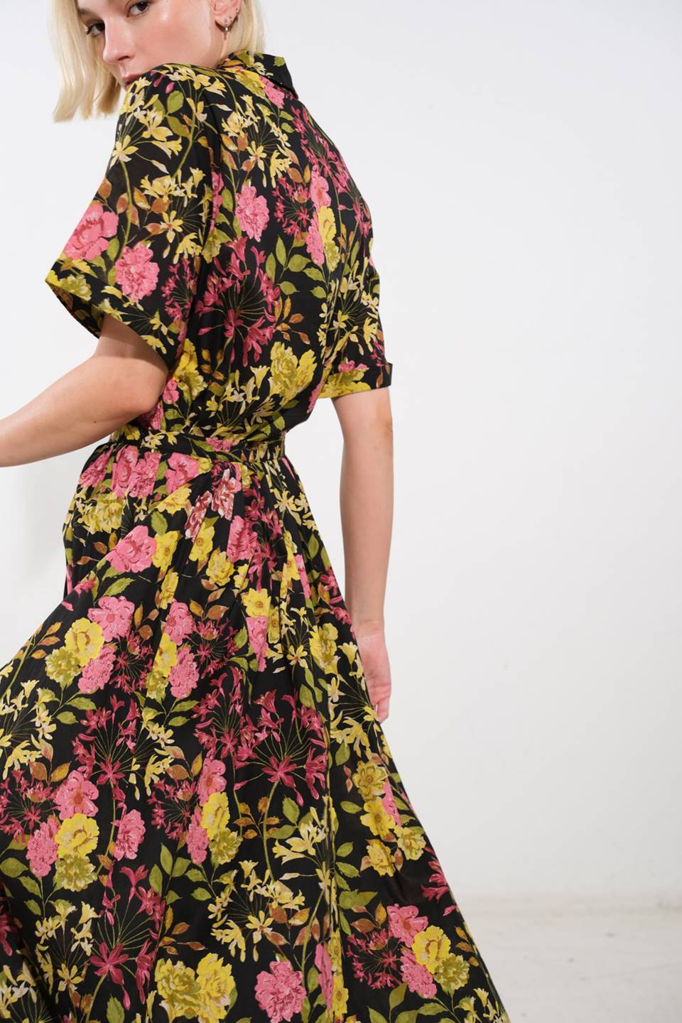 LOVE YOU MORE WOVEN MIDI SKIRT Flying Tomato