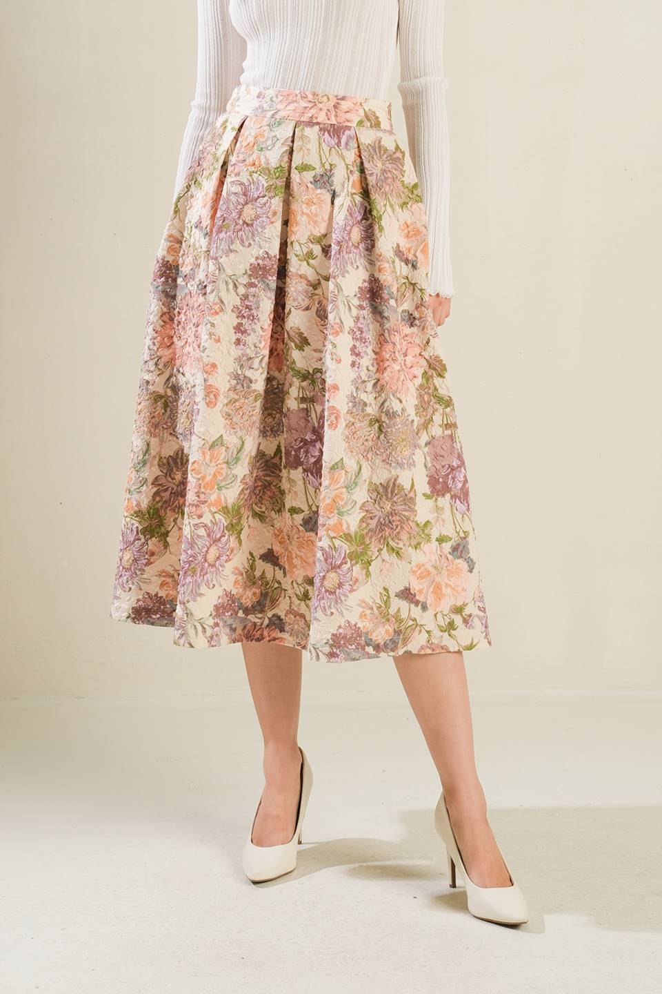 SLEEK SIMPLICITY WOVEN FULL SKIRT Flying Tomato