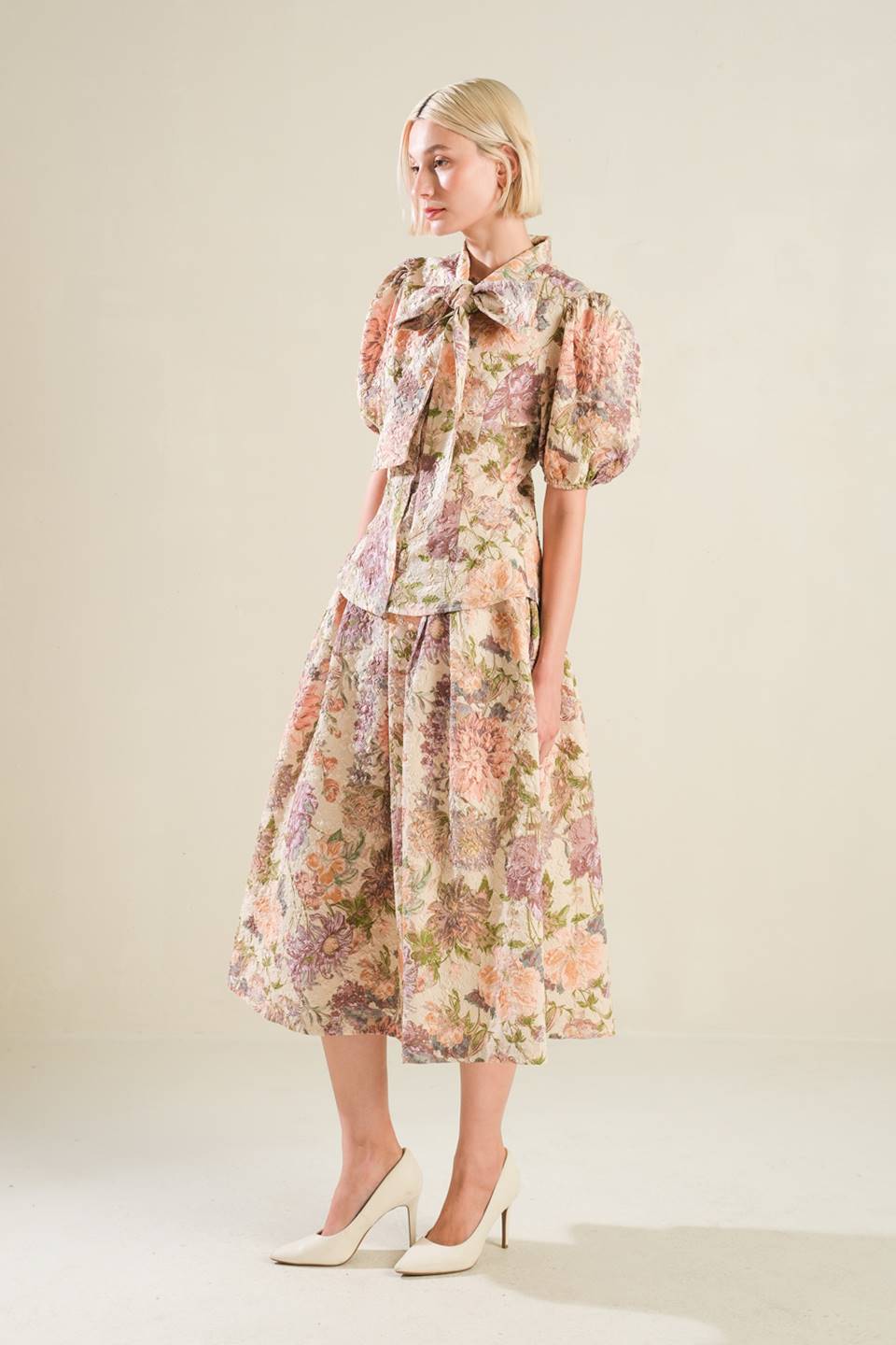 SLEEK SIMPLICITY WOVEN FULL SKIRT Flying Tomato