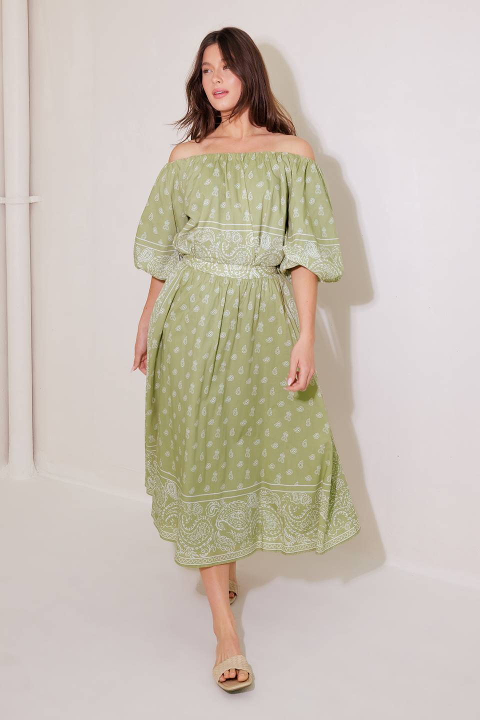 THE MORE THE MERRIER WOVEN FULL MIDI SKIRT Flying Tomato