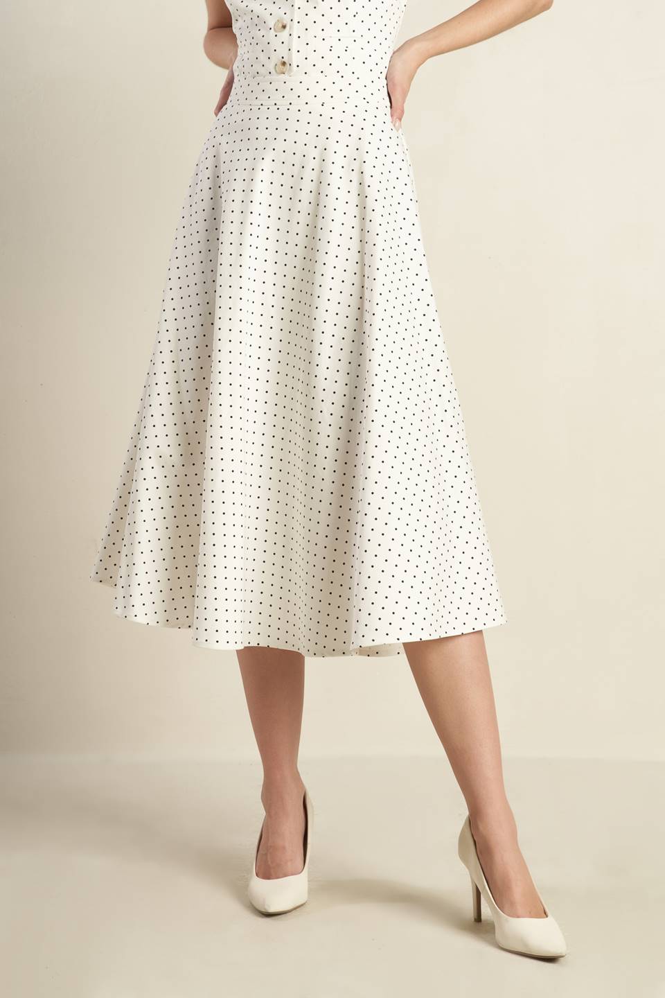 WALK WITH ME WOVEN MIDI SKIRT Flying Tomato